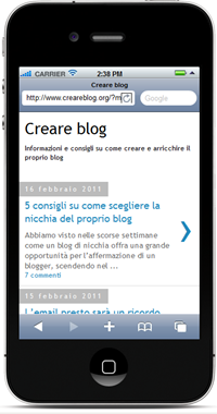 blog mobile